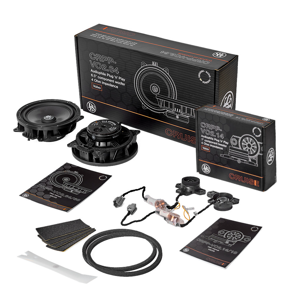 Högtalarsystem för Volvo 2014> med Harman/Kardon eller Bowers & Wilkins.