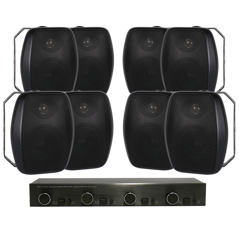 System One OD570 med System One VSS4 Högtalarväxel