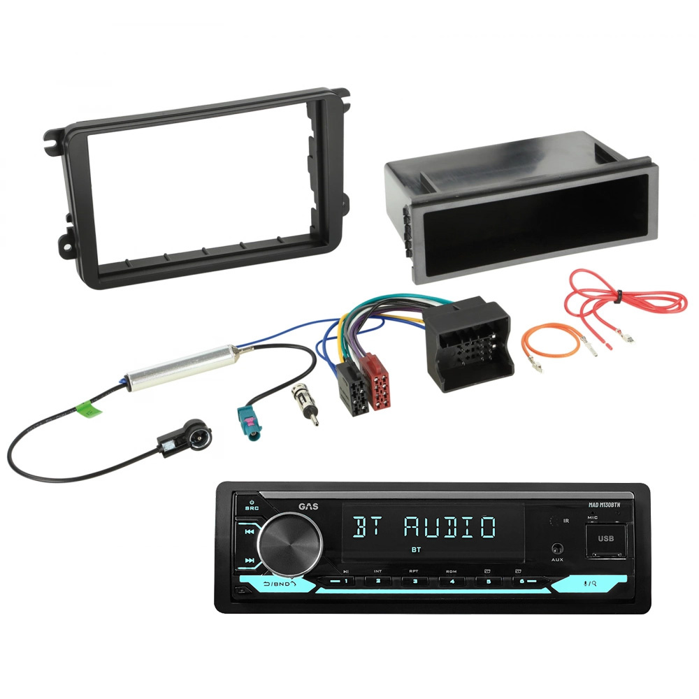 GAS MAD M130-BTN bilstereopaket till VW (ej CAN-BUS)