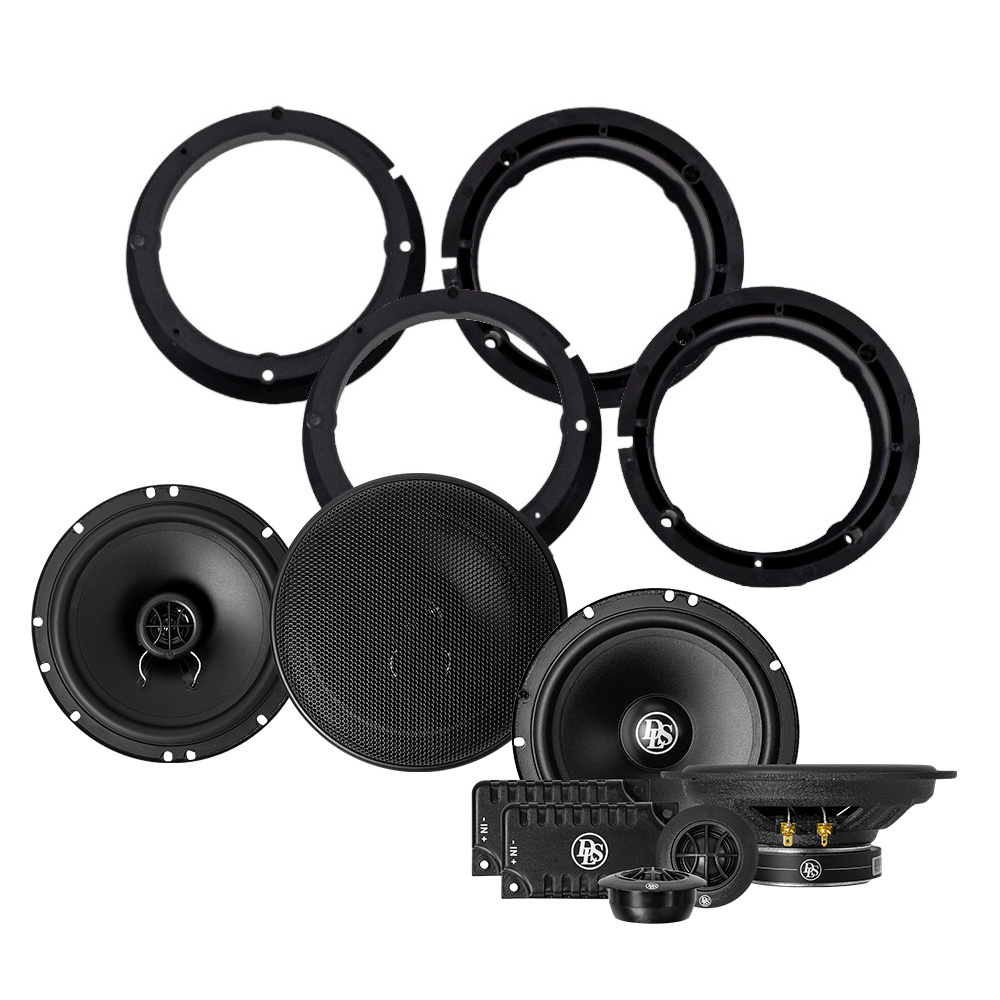 Högtalare och monteringsringar för VW/Skoda/Seat 1997-2014.