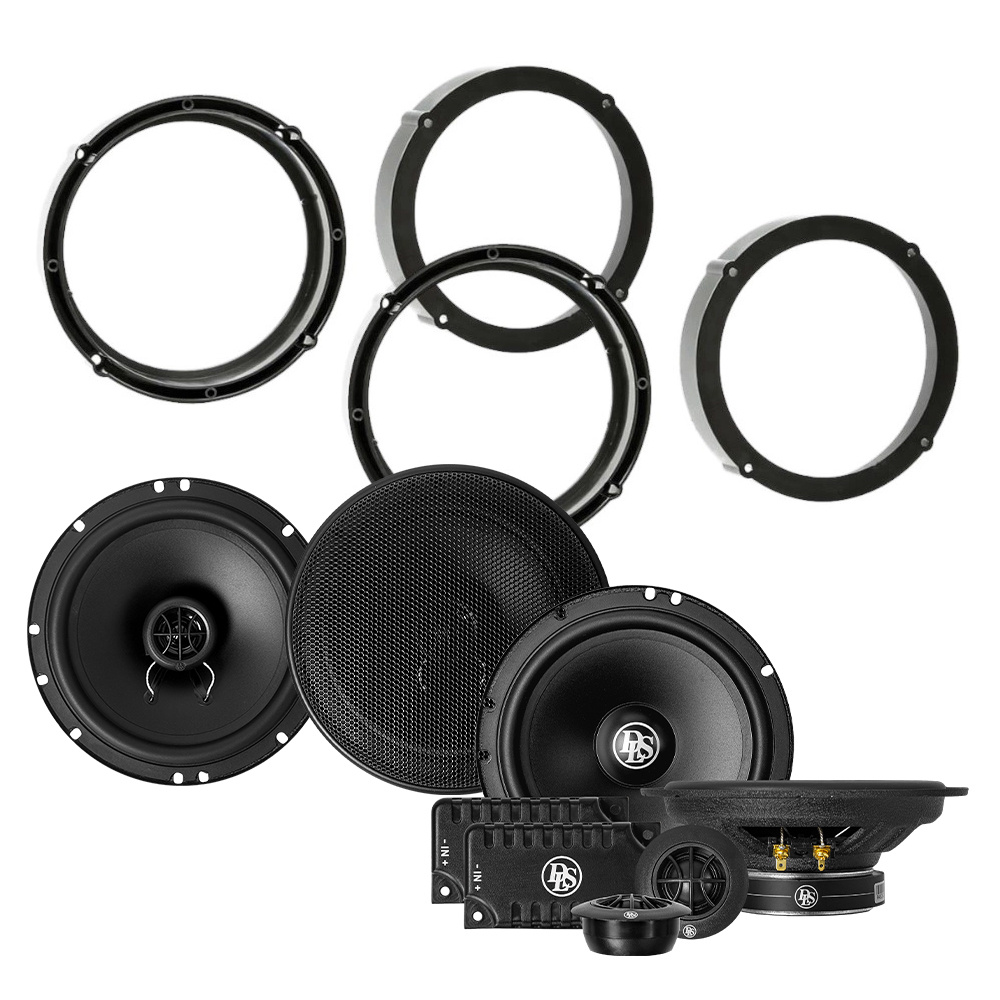 Högtalarpaket med ljudkomponenter för VW/Skoda/Seat.
