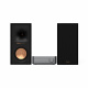 WiiM Amp & Klipsch R-50M 2.0 stereopaket Ett stereopaket med högtalare och förstärkare i modern design.
