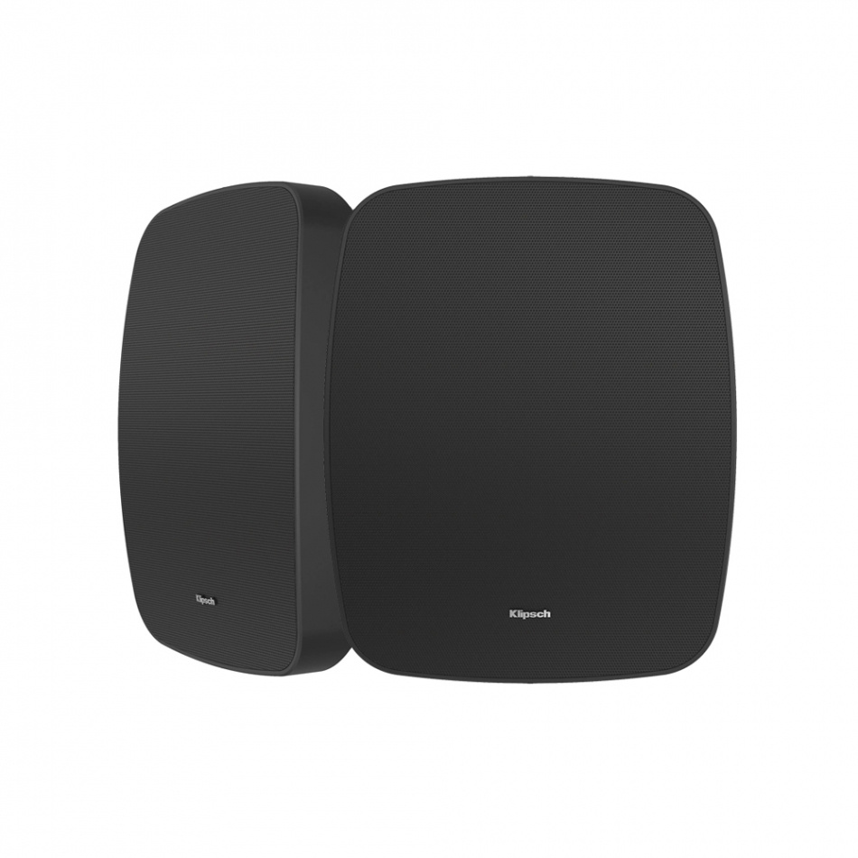 Klipsch RSM-525 i svart med Wiim Amp, utomhuspaket