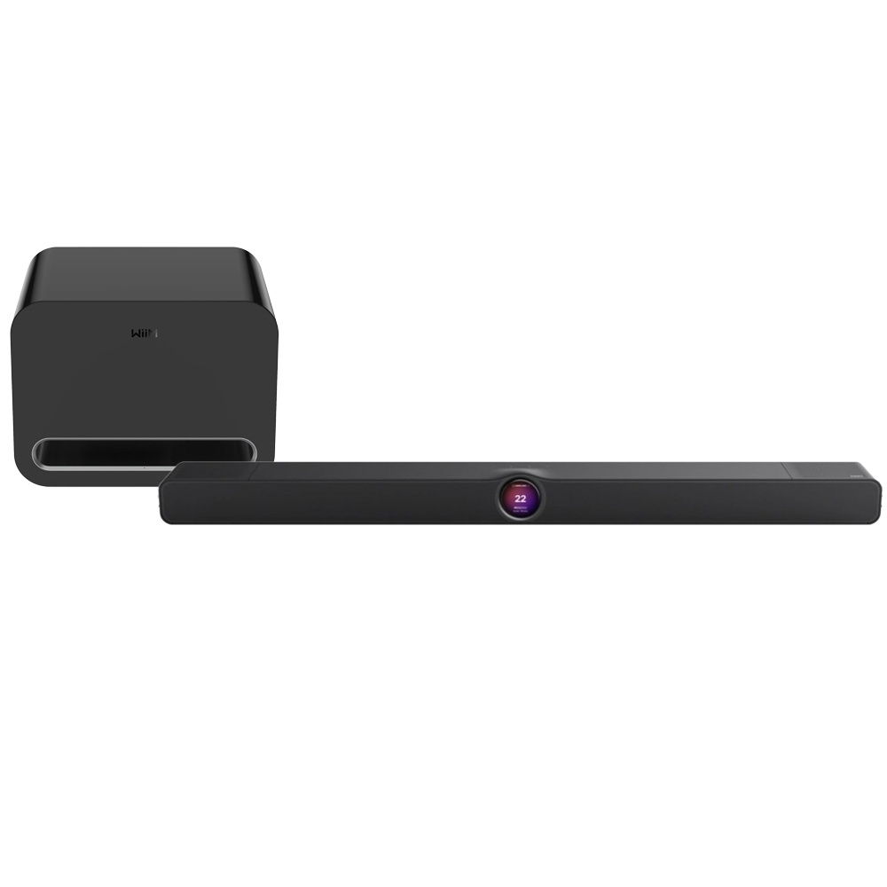 WiiM Bar soundbar med WiiM Sub Pro, svart