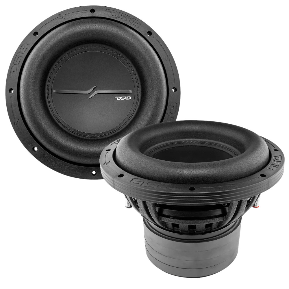 Långslagigt 10 tums baselement i paket om två.