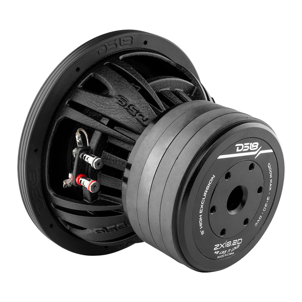 Långslagigt 8 tums baselement med kraftfulla specifikationer.