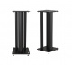 Norstone Stylum Max högtalarstativ Högtalarstativ i svart metall med stabila baser och justerbara fötter.